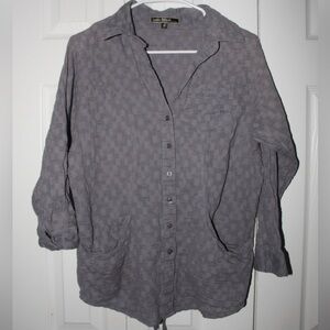 Women’s Love Stitch Button Up Shirt